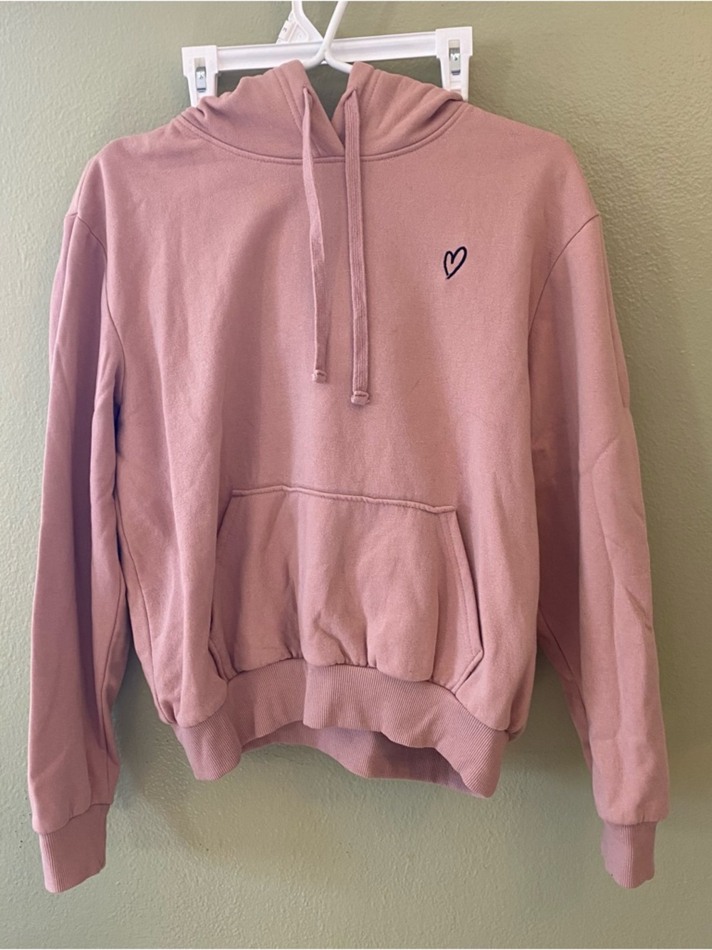 Small H&M Tan w Heart Embroidery